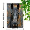 Vintage Metal Horse Sign Wall Art for CafeBarHome Decor