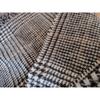 Used Plaid Scarf, Large Stole, Stole, Brown, Camel, Wool