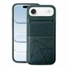 Multifunctional Vertical Flip Card Wallet Holder Vegan Leather Back Phone Case
