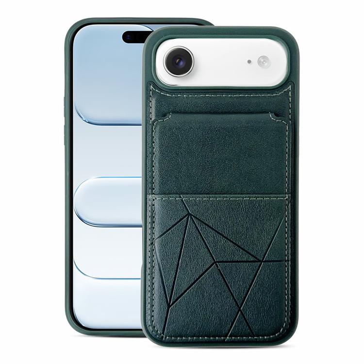 Multifunctional Vertical Flip Card Wallet Holder Vegan Leather Back Phone Case