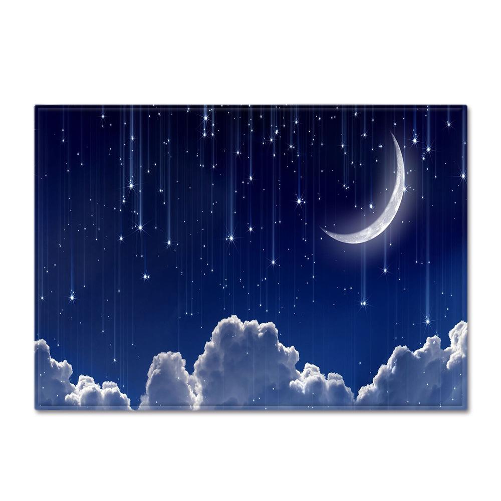 Starry Sky Carpet Feather Wind Bedroom Floor Mat