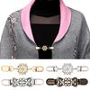 Sweater Duck Mouth Clips for Cardigans Vintage Shawl Cloak Clasp Rhinestone Cinching Clip for Women Shawl Shirt Dress