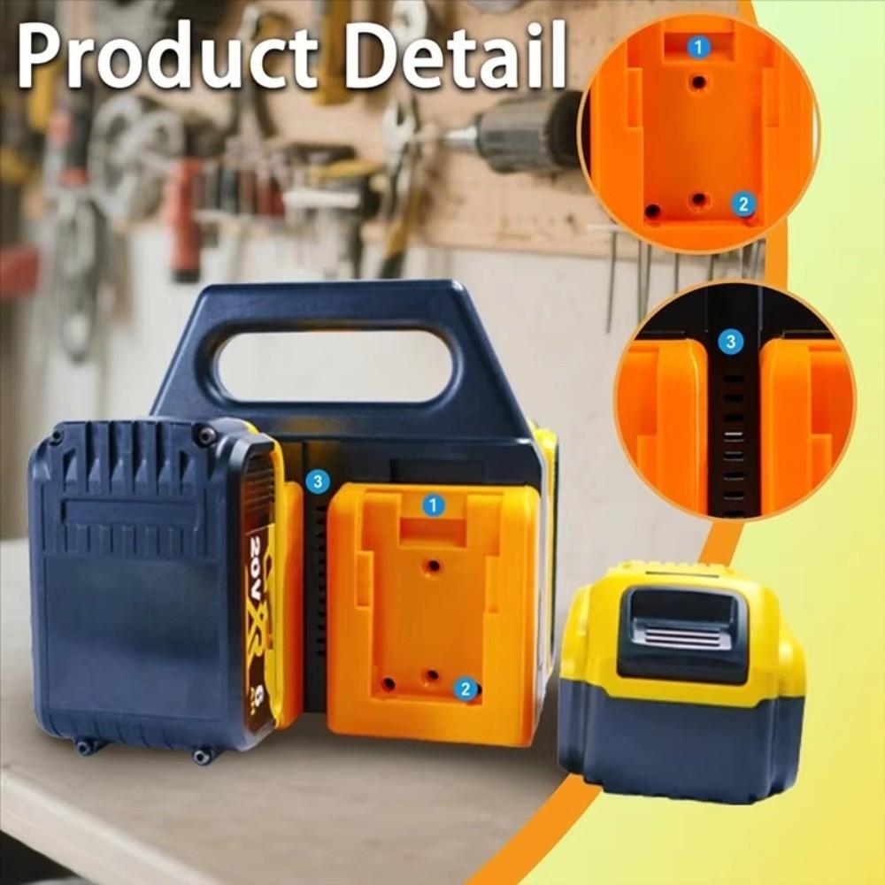 Fixing Devices Battery Storage Rack Battery Tool Holder Base  For Dewalt Lithium Battery