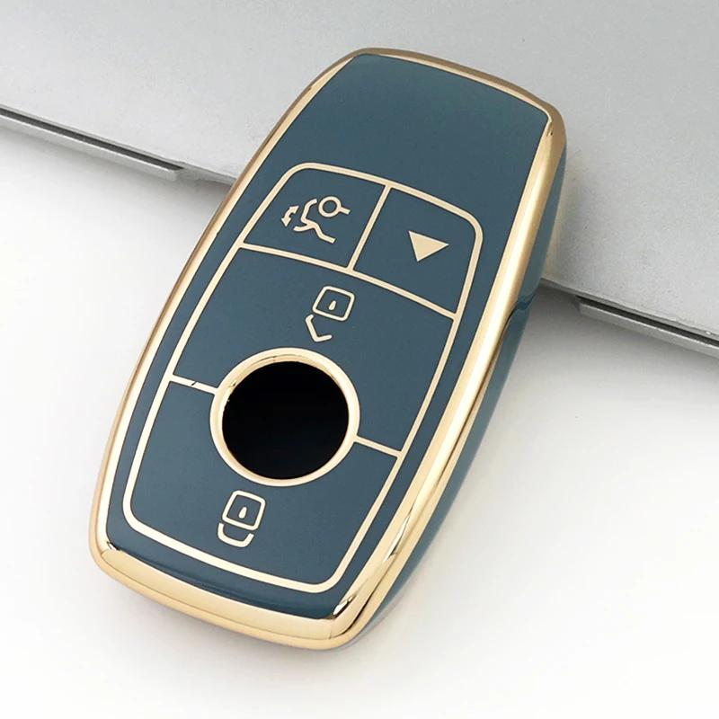 Car Remote Key Case Cover Shell Fob For Mercedes Benz A C E S G Class GLC CLA GLB GLS W177 W205 W213 W222 X167 AMG Accessories