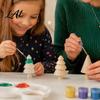 Handmade Holiday Decoration DIY Unfinished Wooden Kit Blank Craft Christmas Tree Wood Figurines Party Crafting Material for Kids Painting