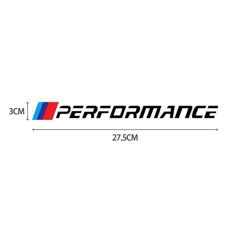 XJVYV1 For BMW 2025 Hot 2Pcs Car Side Body trunk Sticker performance Logo Decals For Bmw M F10 F30 E46 E90 E60 G30 F20 X5 E70 E39 E36 E