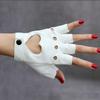 Rękawiczki PU z odkrytymi palcami Cosplay Punk Scena T Klub Nocny Rękawiczka Motocyklowa Miłość Street Dance Pole Dance Rękawiczki Lolita Moda Seksowna Rękawiczka Unisex