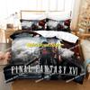 Top Final Fantasy Bedding Set Printed Single Comforter Quilt Bed Cover Duvet Cover Pillow Case 3 Pieces Set Kids Adult Size