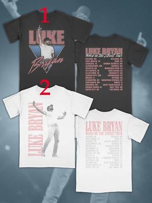 Luke Bryan Word On The Street Tour T-Shirt, 2-seitig