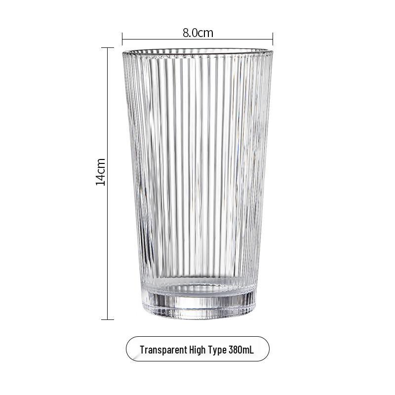 MDNG Handmade Striped Glass Tumblers