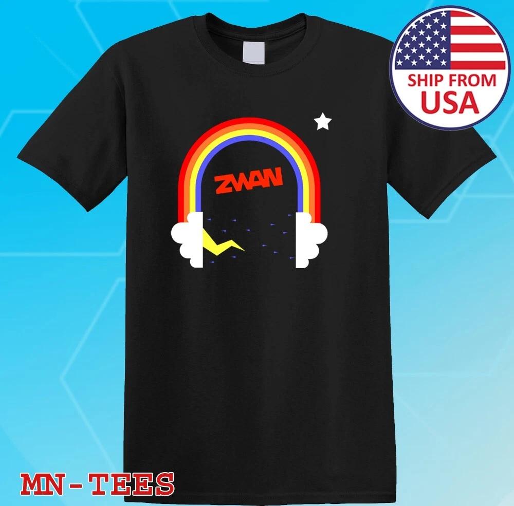Zwan Headphone Rainbow Black Size S-5XL