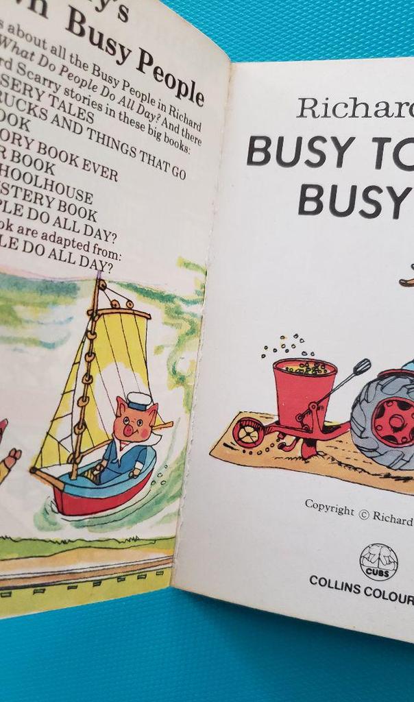 [USED] Richard Scarry's BUSY TOWN BUSY PEOPLE