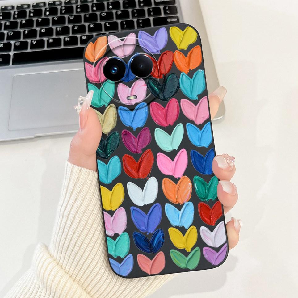 Case For Realme 11 4G 5G 11 Pro Plus 11x Phone Case RMX3780 RMX3751 RMX3636 Soft Silicone Cartoon Back Cover Camara Protection