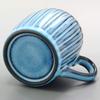 HAMATO Hasami Ware Rizaemon Kiln Blue Carved Mug 320ml