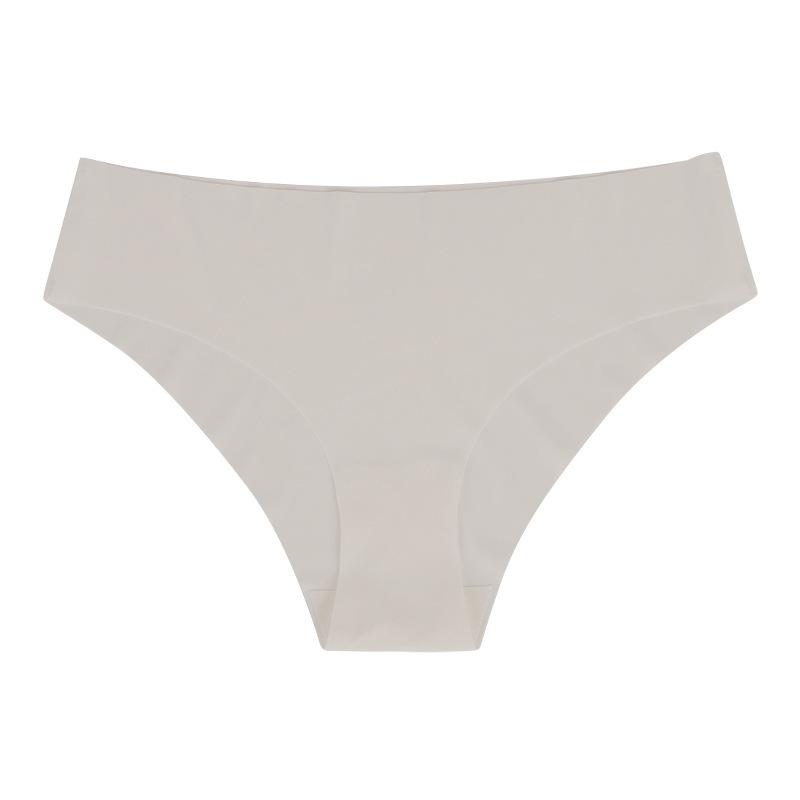 Intimo da donna europeo e americano taglia XXL XXXL sexy in seta ghiaccio senza cuciture ad asciugatura rapida traspirante slip a pezzo unico