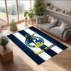 Bristol Rovers Printed Crystal Velvet Rug Non‑Slip Crystal Velvet Carpet For Sofa Bedroom Indoor Home Decoration