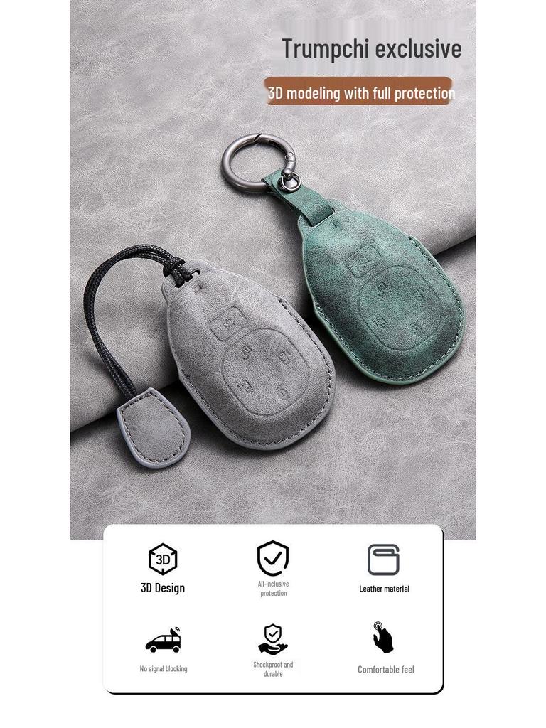 GAC Trumpchi E8/E8pro New Year Edition Key Case: Stylish Metal Shell with Buckle