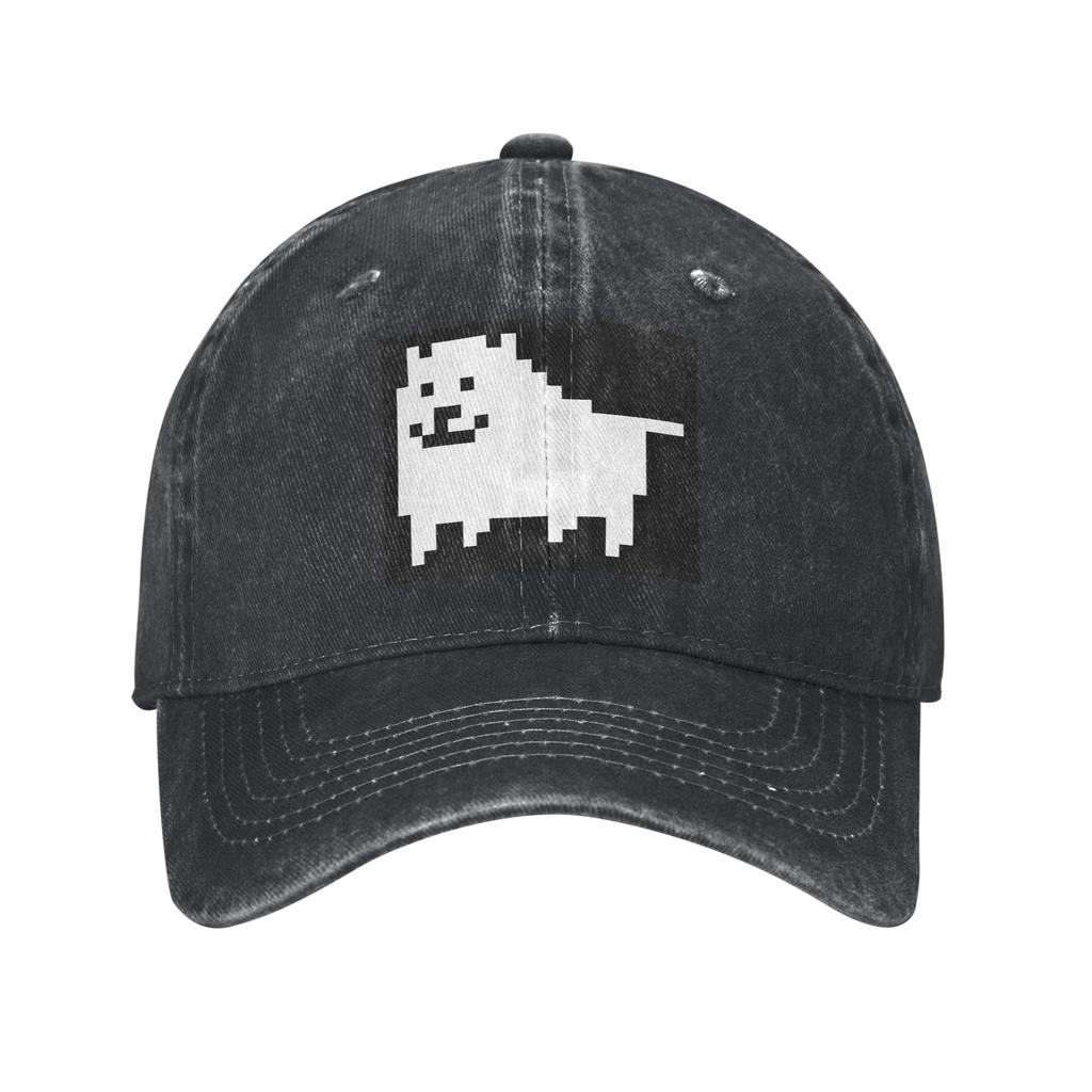 Annoying Dog In Space Undertale Toby Video Game Rpg Washed Denim Cap Casual Baseball Caps Adjustable Hat Unisex Baseball Hats