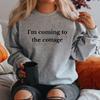 Ik Kom Naar De Cottage Sweatshirt LGBT Hockey Shirt Unisex Lange Mouwen Sweatshirt Romantische Boekenliefhebber Cadeau Ronde Hals Pullovers