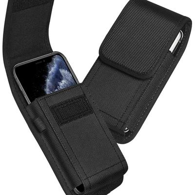 1 pièce Pochette Tactique pour Téléphone Portable Holster avec Boucle en D Gratuite Portefeuille Portable Porte-Cartes Sac de Ceinture Sports de Plein Air Étui de Transport en Nylon