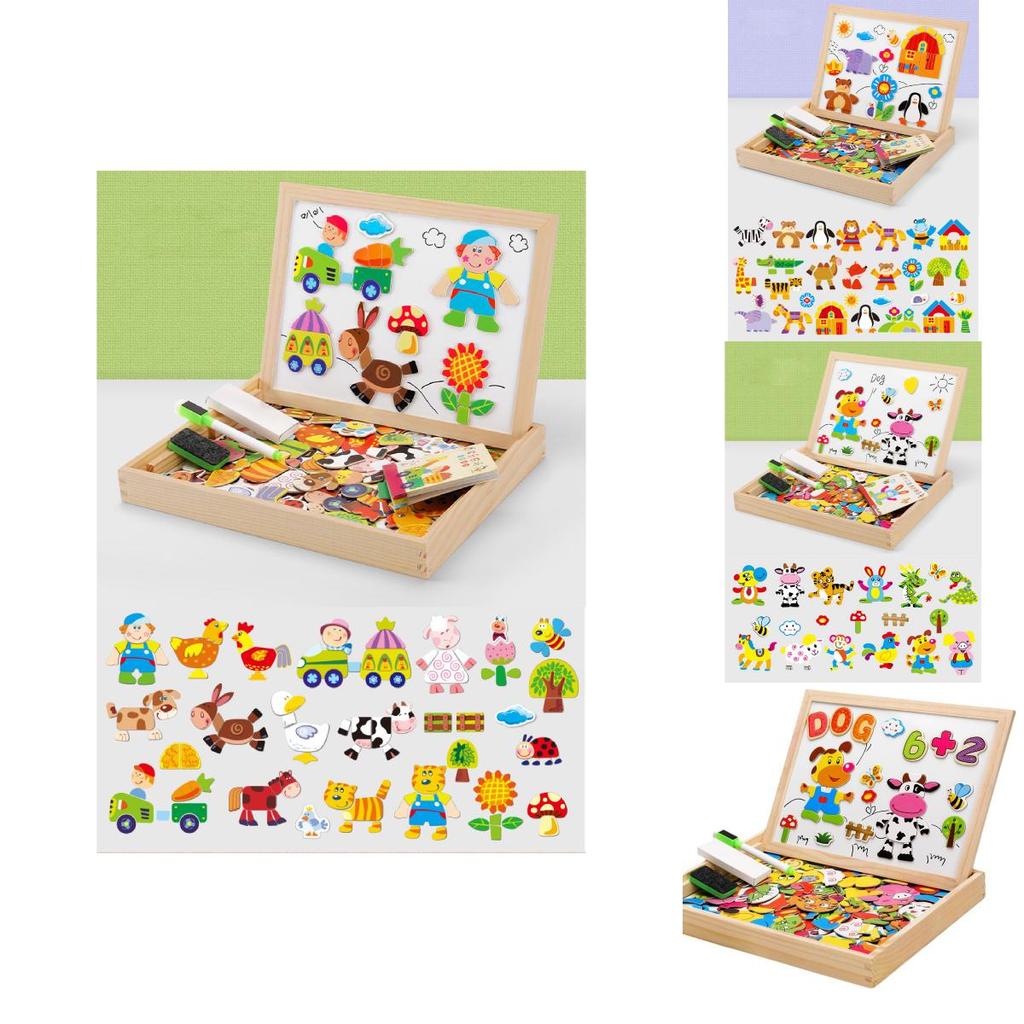 Hölzernes Magnetpuzzle für Kinder mit lehrreichem Knobelspaß für das frühe Lernen