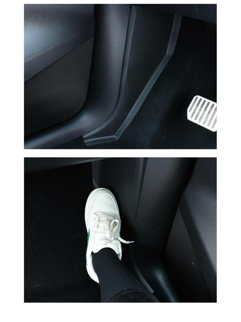 Tesla Model Y Vordere Reihe Pedal & Fußstütze Trittschutz - Lange Version Zubehör