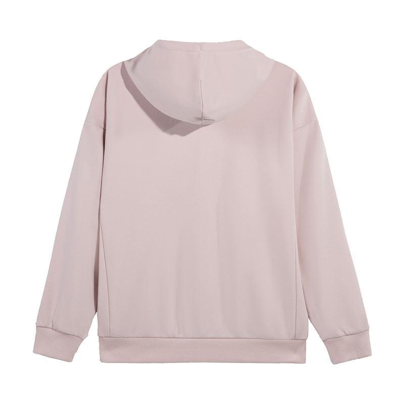 Li Ning Sweatshirts Women's Quiet Purple Crew Neck Moderate Cardigan AWDVH98-2