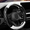 Soft Microfiber Leather Steering Wheel Cover, Universal 15 Inch For Women Girls, Fit Vehicles, Sedans, SUVs, Vans, Trucks - Light Pink