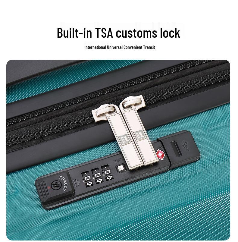 20-Zoll stoßfester Koffer: Langlebig, Große Kapazität, Diebstahlschutz, Handgepäck für Männer & Frauen