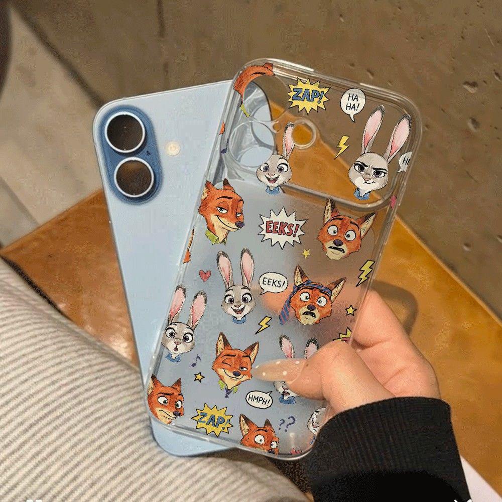 

Charming and Adorable Rabbit Fox Case for 17ProMax, 16 15Pro, Cute 14/13 12 Pro