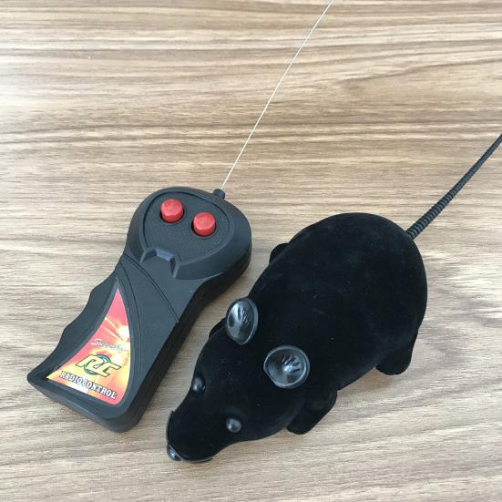 Pet Cats Kitten Funny Wireless Remote Control False Mouse Plush Doll Playing Toy