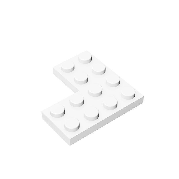 40 Adet MOC Yapı Taşı Parçası TABLA 2X4X4 - 4x4 Köşe Tablası 2639 Çocuk Oyuncakları ile Uyumlu Yapı Blokları Birleştirir