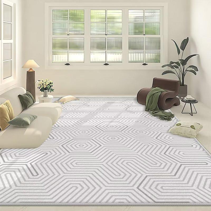 Simple Living Room Carpet Coffee Table Modern Large Area Household Use Anti Slip Room Bedroom Bedside Mat