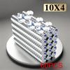 10x4mm  Super Powerful Round Neodymium Magnet  With double-sided adhesive Magnet N35 Strong Permanent Magnetic imanes
