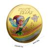 Moneda conmemorativa chapada en oro de Hada de los dientes, regalos creativos para niños, moneda de Metal física, moneda conmemorativa Crypto
