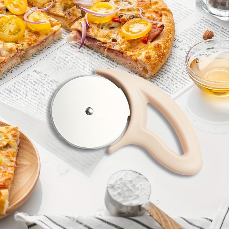 1pc Pizza Cutter with an Ergonomic Comfortable Handle And a Sharp, Efficient Rolling Blade - Cuts Pizza More Easily And Quickly,