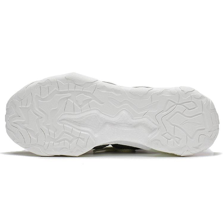 New KUNG FU x LiNing Jackie Chan Cushioning Anti Slip And Wear Resistant Rebound Low Top Casual Shoes Men's Green White AGLS135-2