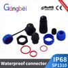 SP13 Waterproof Connector Male Plug Female Socket Panel Mount Wire Cable Connector Aviation Plug IP68 2/3/4/5/6/7/9 Pin GBDQA Plug Connectors 4