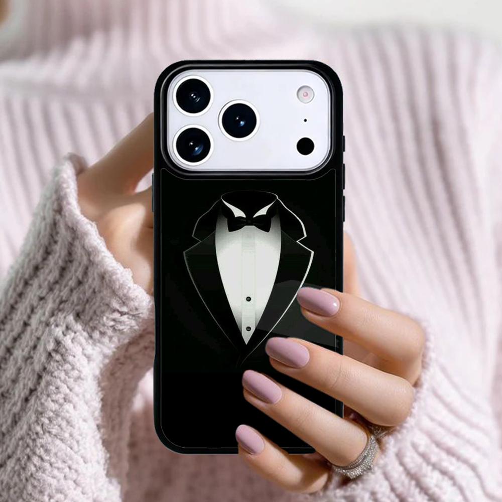 Man Suit Shirt Tie Phone Case For Apple iPhone 17 Air 16E 15 14 Plus 13 12 11 Pro Max Mini Funda Cover