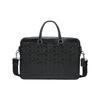 Beckett 37 Fashion Leather Laptop Briefcase Shoulder Crossbody Tote Bag Large Men Bags Black 4187-NIBLK