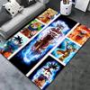 Tappeto Dragon Ball Z per Soggiorno Camera da Letto Casa Decorazione Divano, Tappetino Antiscivolo per Giochi Bambini