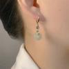 Women New Retro Chinese Style Buckle Fashion Earrings Temperament Long Palace Style Earrings Gift Jewelry
