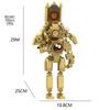 MOC Skibidi Toilet Man Building Blocks Toys Titan Clock Man Female TV Personality Model Sets Of Decoration Diy Toy For Kids Gift