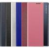 Galaxy S20 FE Smart View Flip Cover mit Spiegel-Displayfenster, Premium-Lederhülle