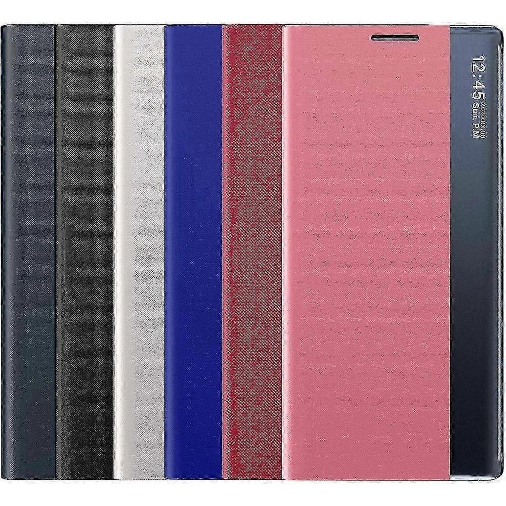 Galaxy S20 FE Smart View Flip Cover mit Spiegel-Displayfenster, Premium-Lederhülle
