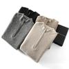 2024 Autumn/Winter Thickened Cashmere Sweater, Men'S Cashmere Half High Neck Zipper Sweater, Middle-Aged And Young Business Casual Plus Size
