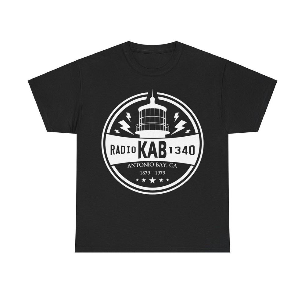 

KAB Radio Station Antonio Bay 1340 Distressed Print T-shirt S
