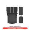 Floor Liners and Seat Back Pads for New Tesla Model Y Juniper 2025 All-Weather Waterproof TPE Trunk Mats Foot Mats Car Part