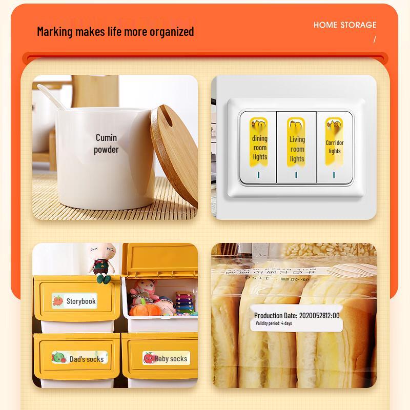 Jingchen D110 Portable Bluetooth Thermal Label Printer CN plug (adapter included)