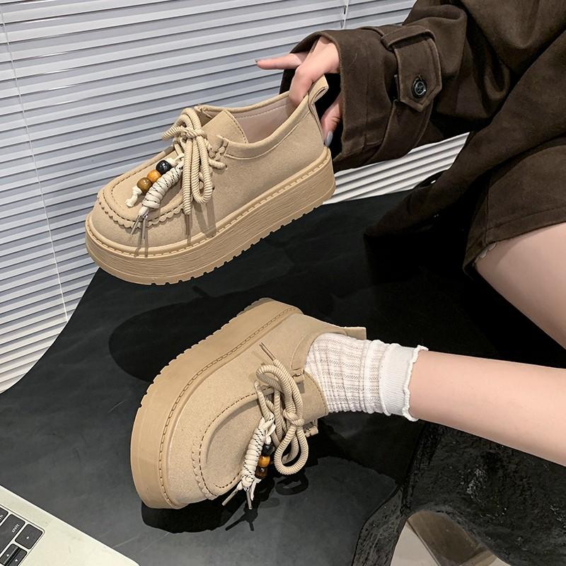 Fashion 2025 Designer Shoes for Woman Footwear Autumn Soft Loafers with Fur Slip-on Dress Fall Slip on Moccasin Floc Zapatillas De Mujer